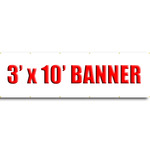 3' X 10' Full Color Banner