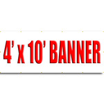 4' X 10' Full Color Banner
