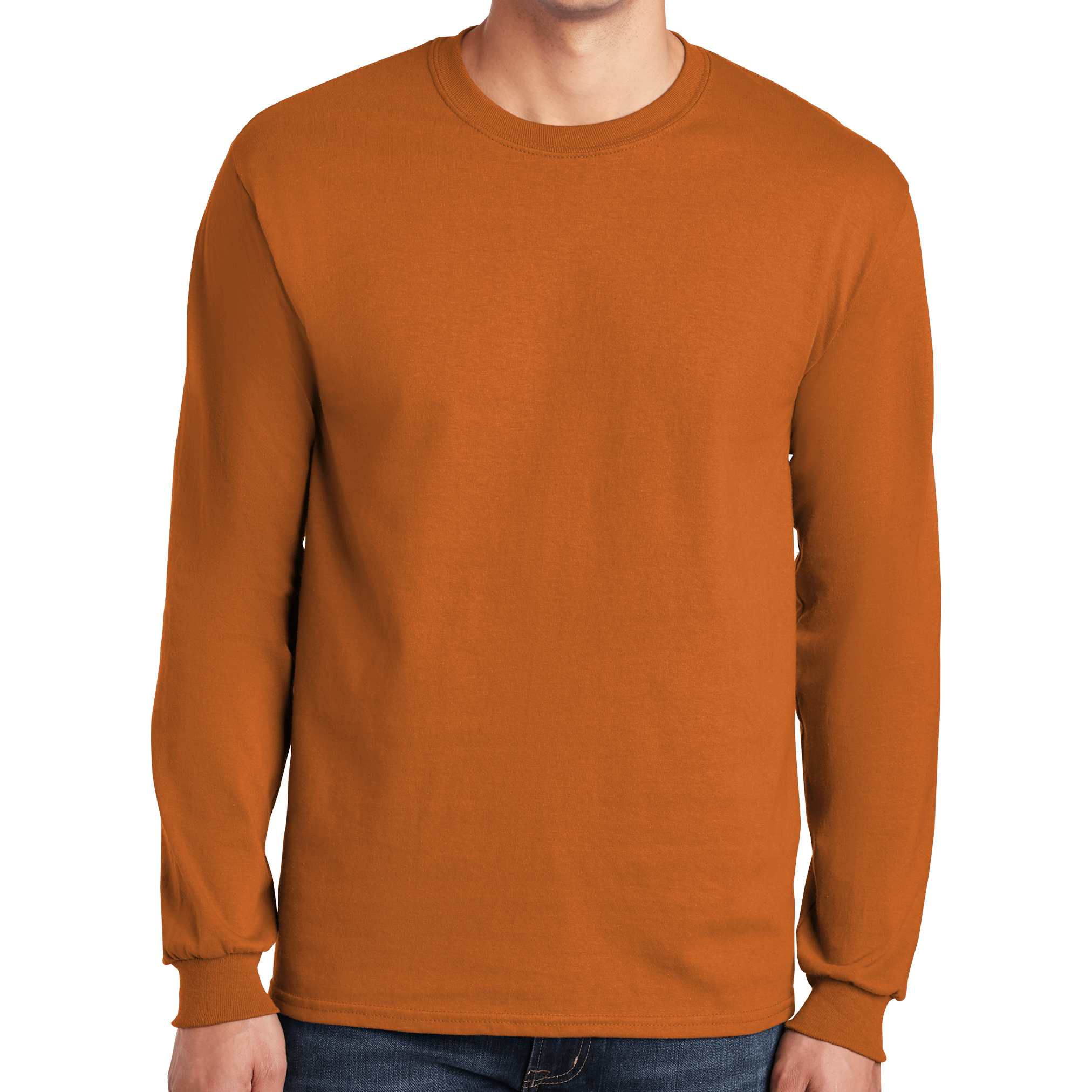 Ultra Cotton ® 100% US Cotton Long Sleeve T Shirt Pea Ridge 
