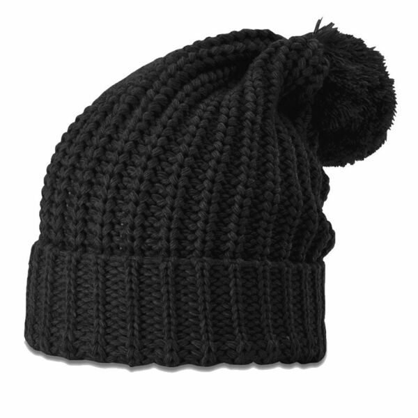 Richardson Chunky Cable with Cuff & Pom Beanie 143R Thumbnail