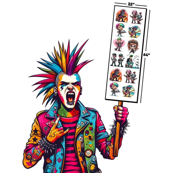 22" x 64" DTF Gang Sheet Thumbnail