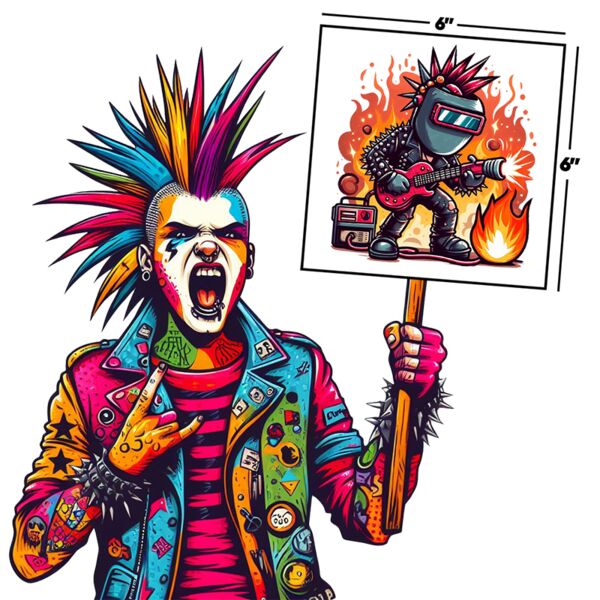 6" x 6" DTF Heat Transfer Thumbnail