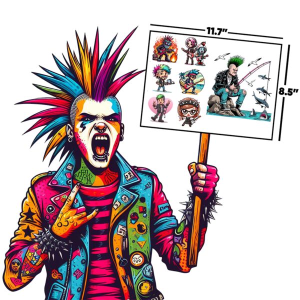 11.7" x 8.5" DTF Heat Transfer Thumbnail