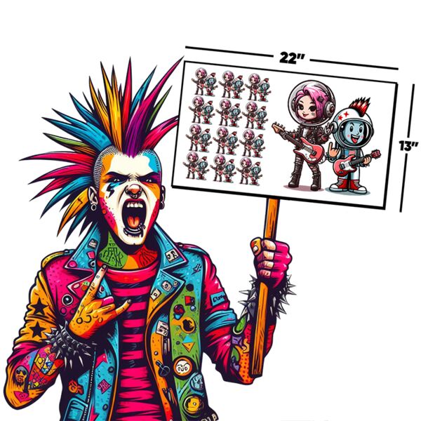 22" x 13" DTF Gang Sheet Thumbnail