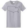 Ladies Ultra Cotton ® 100% US Cotton T Shirt Thumbnail